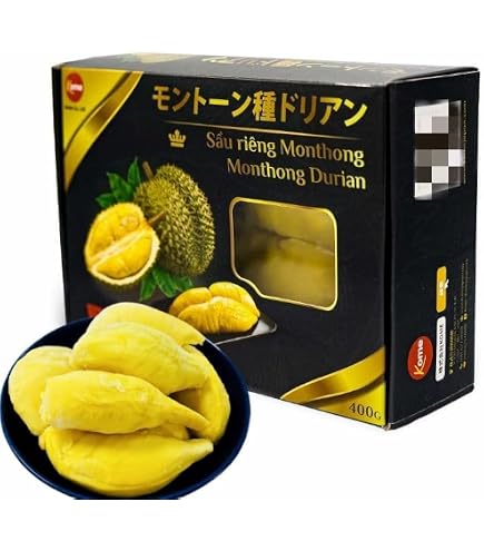 Amazon | 冷凍ドリアン 500g｜濃厚な甘み・とろける果肉｜タイ産